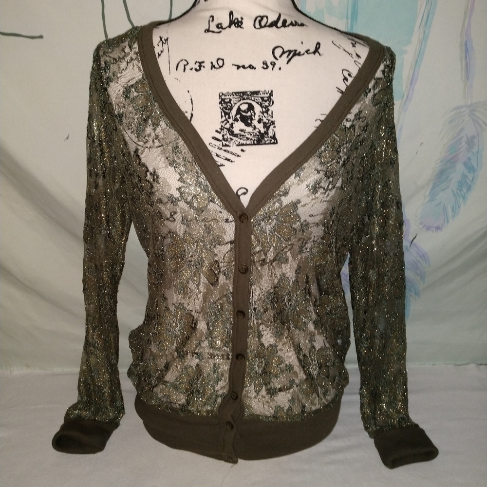 Daytrip Floral Lace Sweater